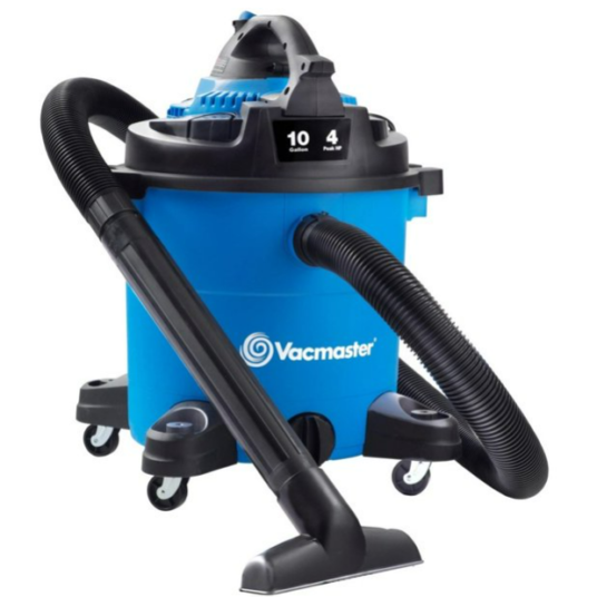 Vacmaster 10-gallon 4 peak HP wet/dry vacuum with detachable blower for $59