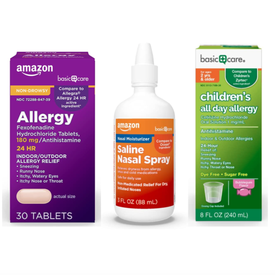 Today only: Save up to 35% on Amazon Basics allergy care