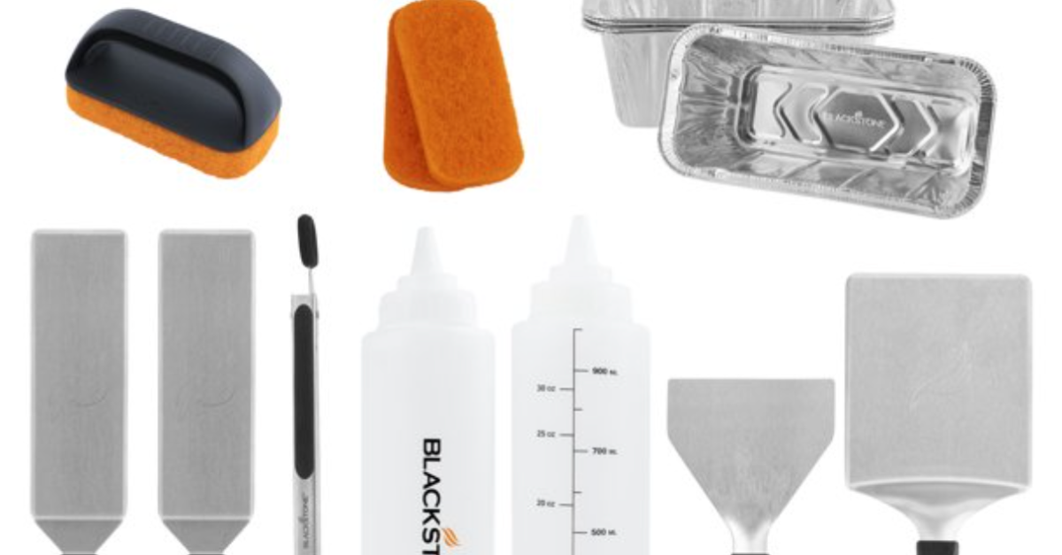 Blackstone 25-piece griddle tool kit & gift set for $40