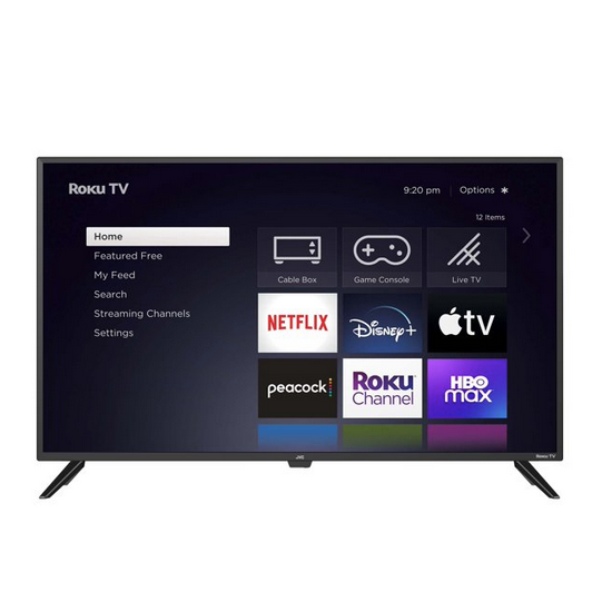 JVC 55″ 4K QLED Roku smart TV for $248