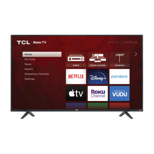 TCL 65″ smart 4-series 4K Roku TV for $398