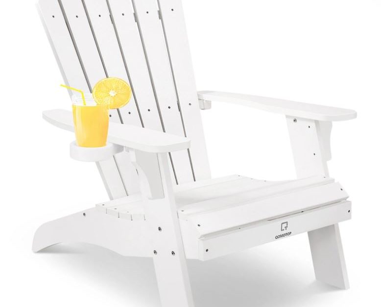Today only: Poly-lumber outdoor Adirondack lounge chair for $150
