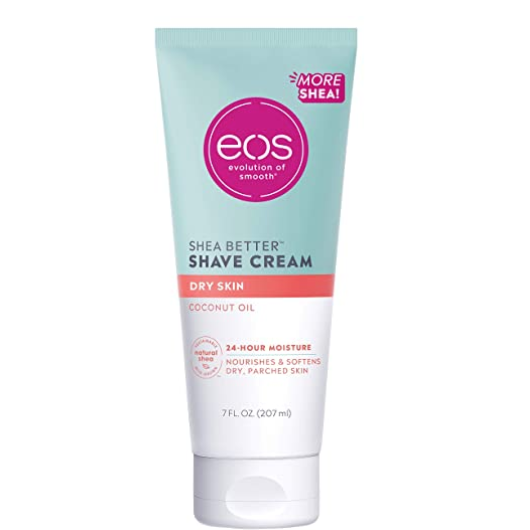 eos Shea Better dry skin shaving cream for $1