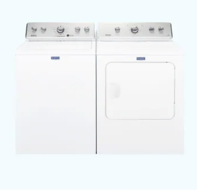 Today only: Maytag Large Capacity top loading washer and front loading dryer for $643 each