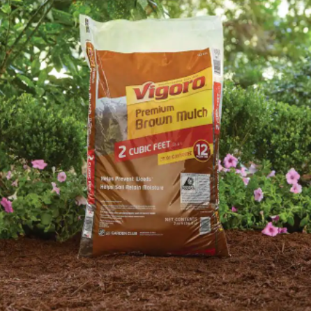 Vigoro 2-cu. ft. bags of mulch for $2