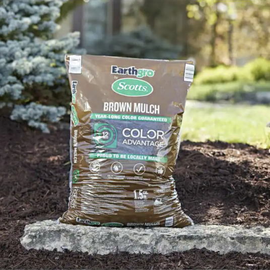 1.5-cu ft Bags of Scotts Earthgro mulch for $2 each