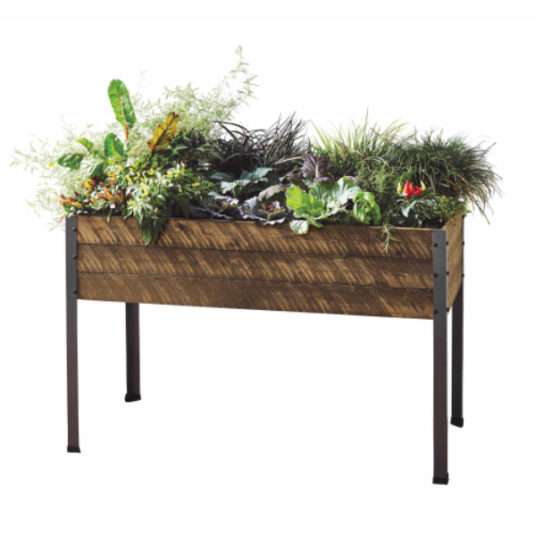 CedarCraft elevated spruce planter for $59