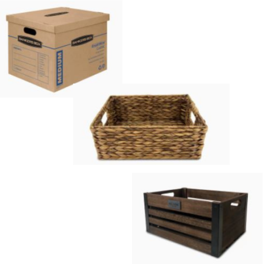 Today only: Up to 40% off select storage bins & baskets