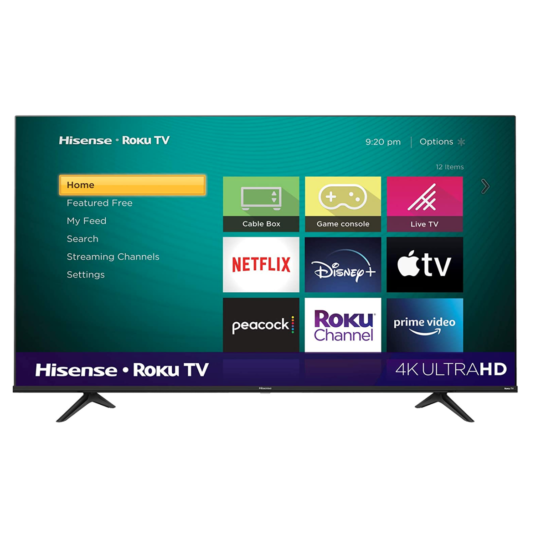 Hisense 65″ R6 series 4K Roku smart TV for $378