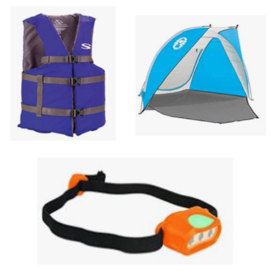 Today only: Coleman & Stearns camping and swimming gear from $10