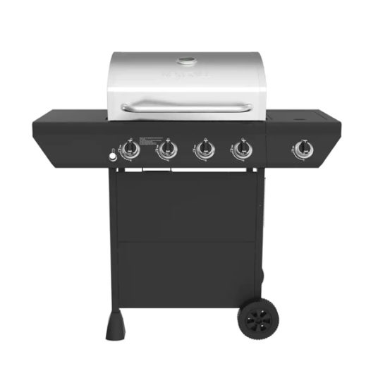 Nexgrill 4-burner propane gas grill with side burner for $199