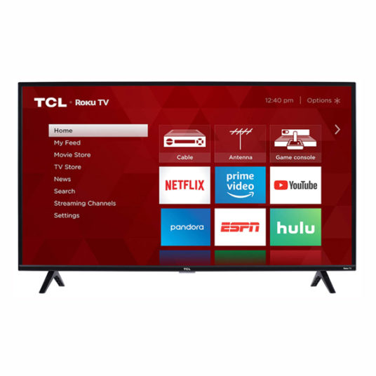 TCL 40-inch 1080p smart LED Roku TV for $150