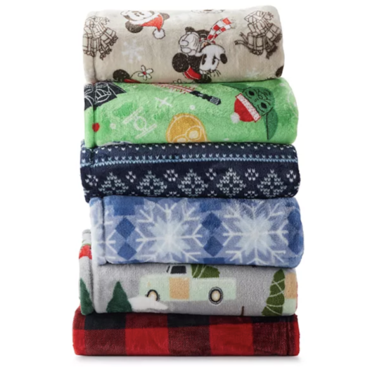 The Big One oversized plush throw from $8