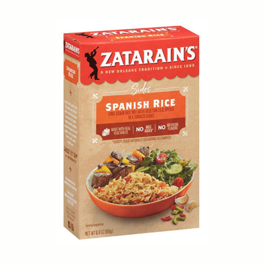 6.9-oz Zatarain’s Spanish rice for 88 cents