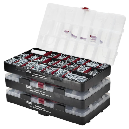 Today only: Bulldog 1,300-piece complete fastener kit for $20