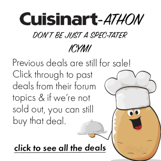 Meh is having a “Cuisinart-athon” with new deals all day!