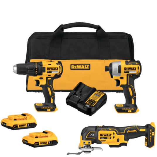 Today only: Dewalt 3-tool combo kit with soft case (2-batteries and charger included) for $229