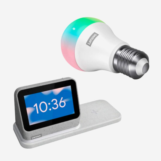 Today only: Lenovo smart clock 2 and smart bulb 2 bundle for $80