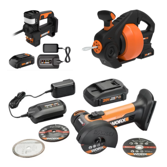 Today only: Worx power tools from $80 at Lowe’s