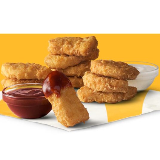 New users get a FREE 10-piece McNuggets with the McDonald’s app