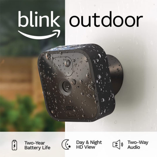 2-pack Blink outdoor wireless security camera kit for $115