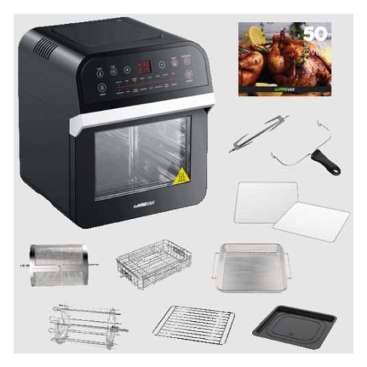 Today only: GoWise 12.7-quart air fryer oven with accessories for $75