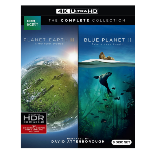 Planet Earth II / Blue Planet II 4K Blu-Ray for $26