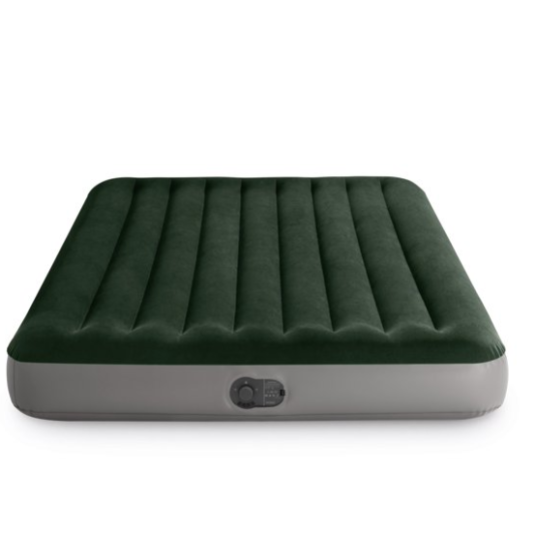 Intex 10″ High Prestige queen air mattress with USB powered pump for $20