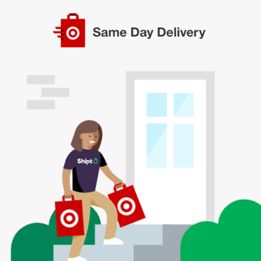 Take $5 off delivery when you spend $50 at Target