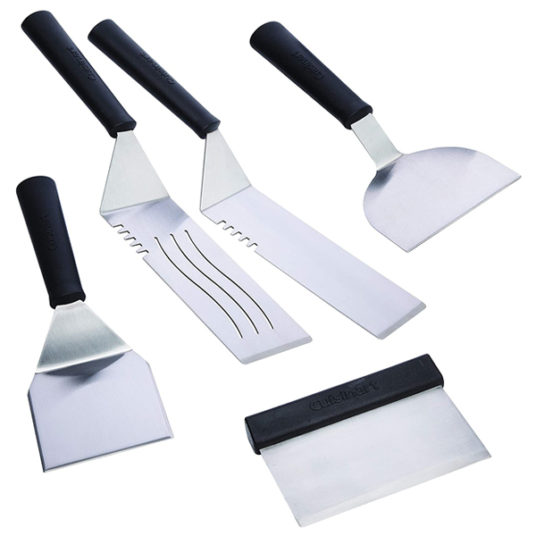 Cuisinart 5-piece stainless steel griddle spatula set for $16