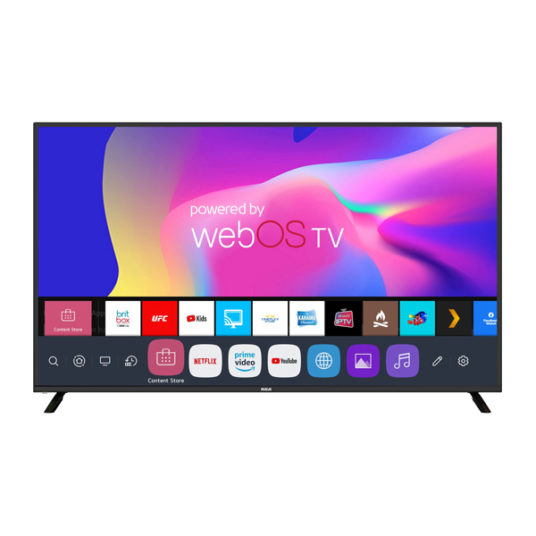 RCA 65″ 4K UHD smart TV with WebOS for $298