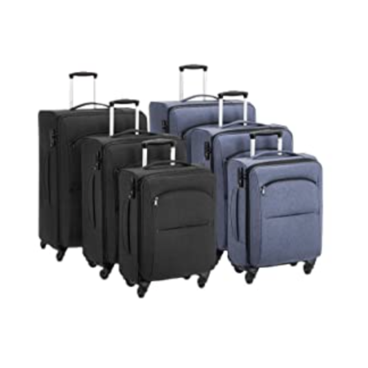 Today only: Amazon Basics Urban softside spinner luggage, 3-piece set for $140