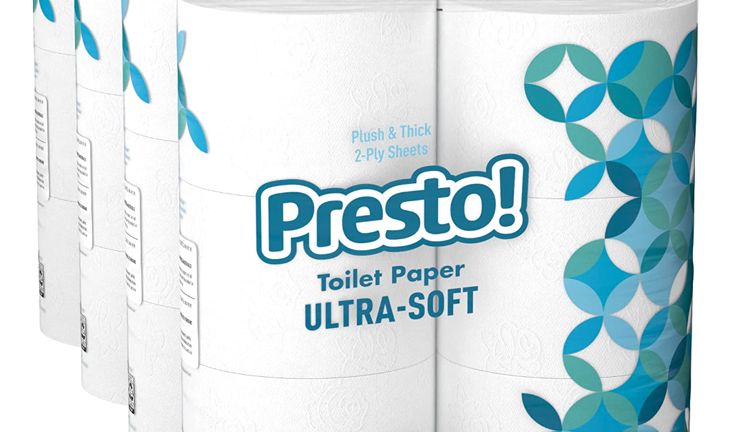 Prime members: Presto! 24-count mega roll toilet paper for $19
