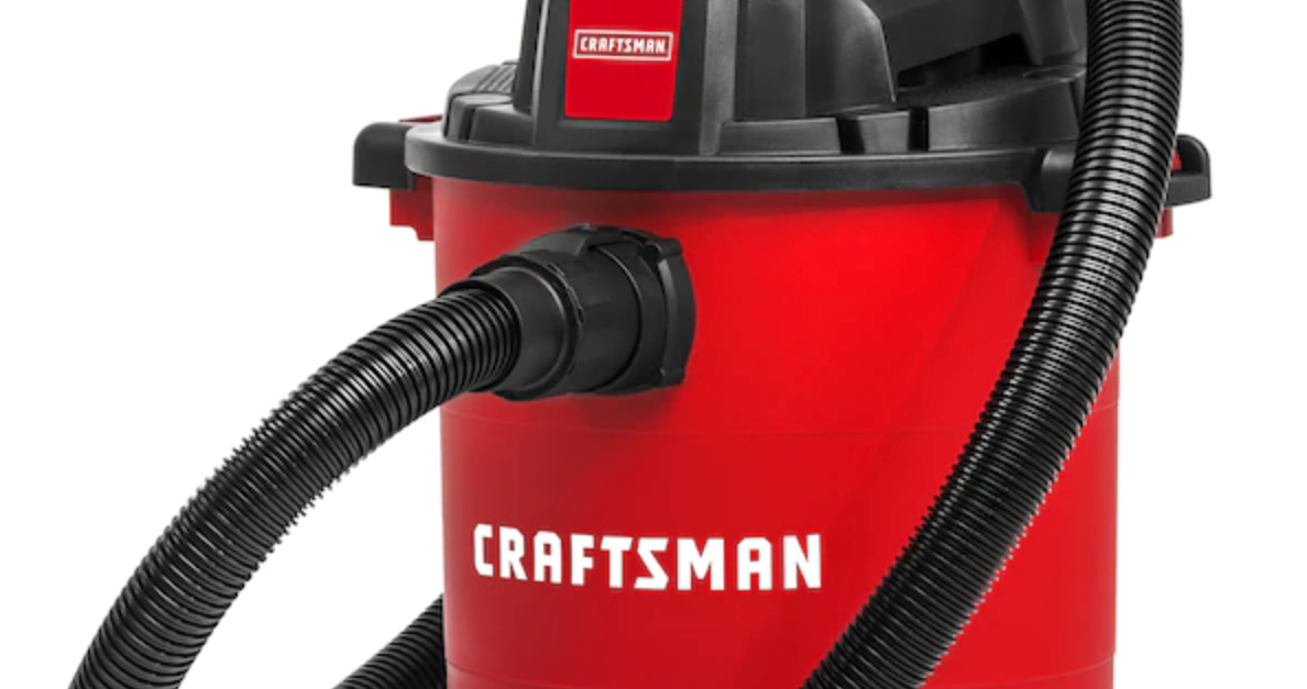 Today only: Craftsman 5-gallon corded portable wet/dry shop vacuum for $45
