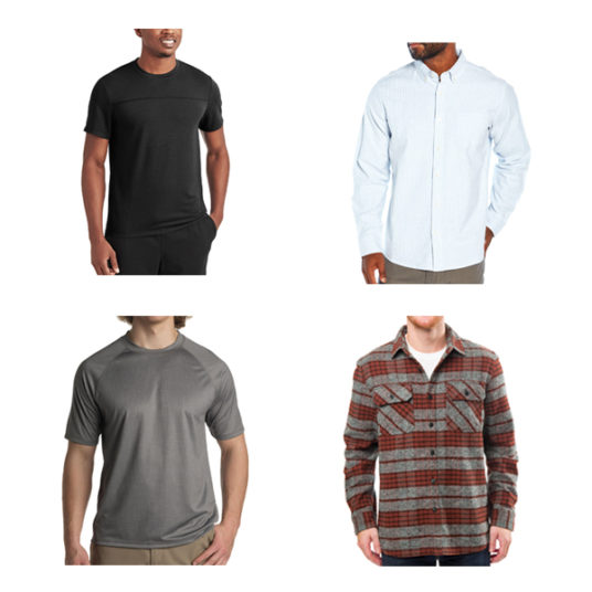 Men’s shirts from $2 each at Sam’s Club