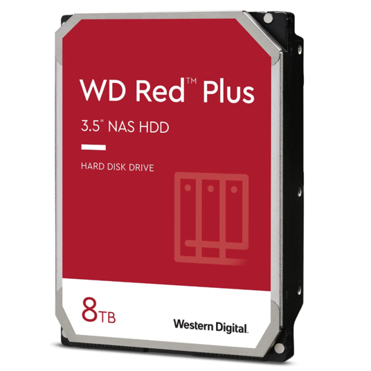 Prime members: Western Digital 8TB WD Red Plus NAS internal hard drive for $150