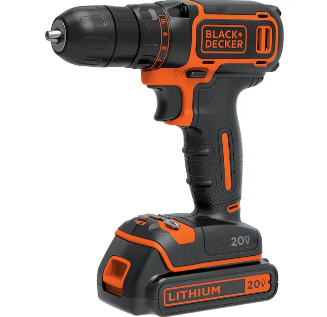 Today only: Black+Decker 20-volt max 3/8-in cordless drill for $45