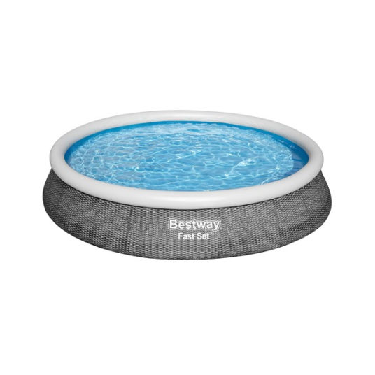 Bestway 13′ x 33″ round top ring swimming pool with filter pump for $79