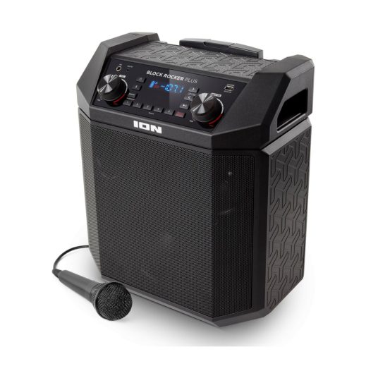 Prime members: Ion Audio Block Rocker Plus 100W portable Bluetooth speaker with karaoke mic for $125