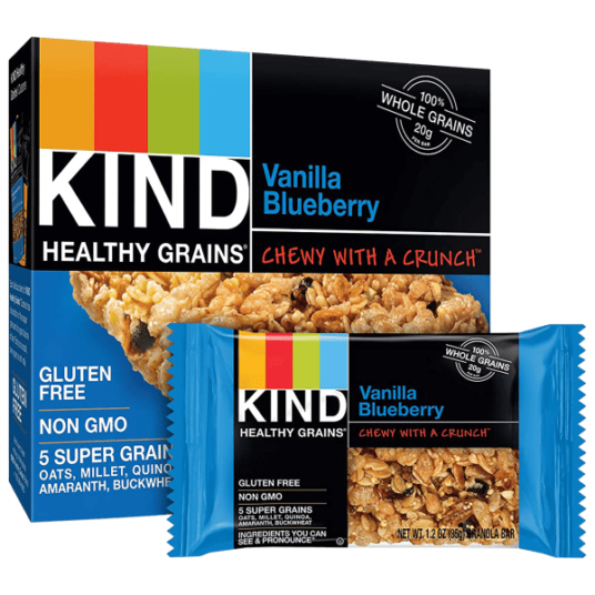Today only: 80-pack of Kind healthy grains vanilla blueberry bars for $35 shipped