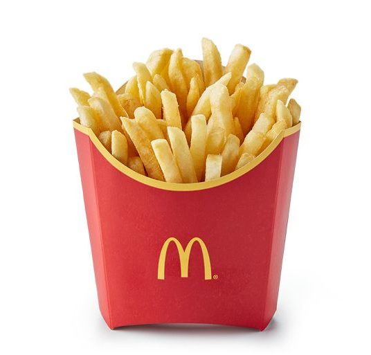 New users get FREE large fries with the McDonald’s app