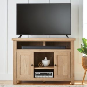 Better Homes & Gardens Wheaton Media Console for TVs ip to 60", Natural Oak