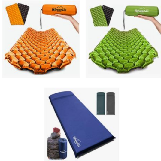 Today only: Powerlix ultralight inflatable sleeping mats from $28