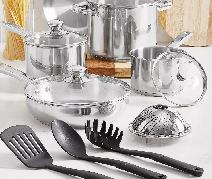 Tools of the Trade 13-piece cookware set for $35