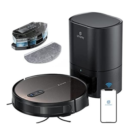 Today only: Amarey open-box robot vacuum and mop combo for $225