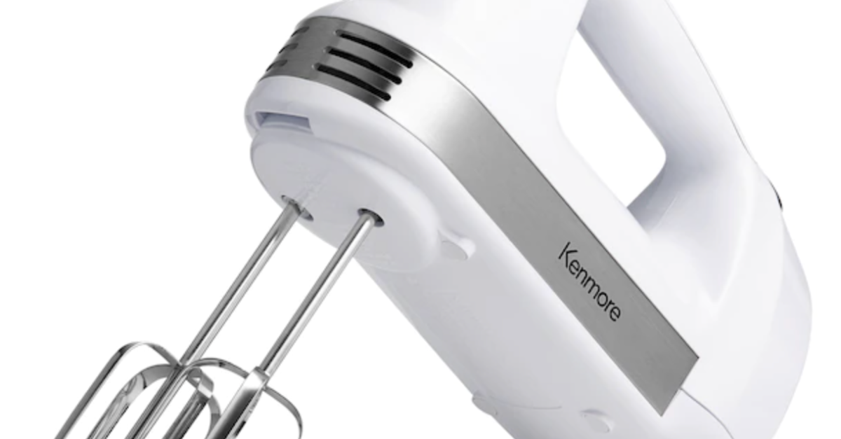 Today only: Kenmore 5-speed hand mixer for $38
