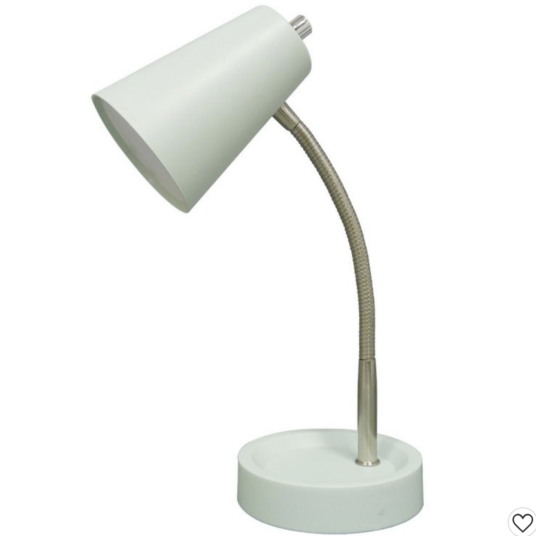Room Essentials task table lamp with LED bulb included for $6