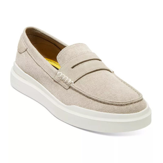 Cole Haan men’s GrandPro Rally slip-on penny loafers for $20