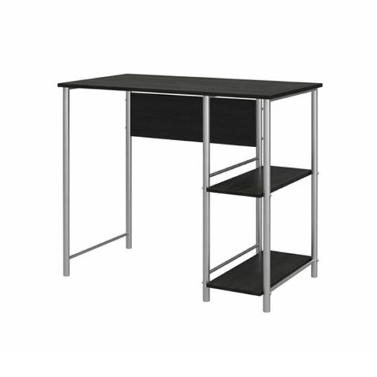 Mainstays metal writing desk with shelves for $45