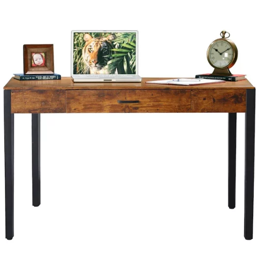 Today only: Veikous 47.2-in brown rustic writing desk for $95